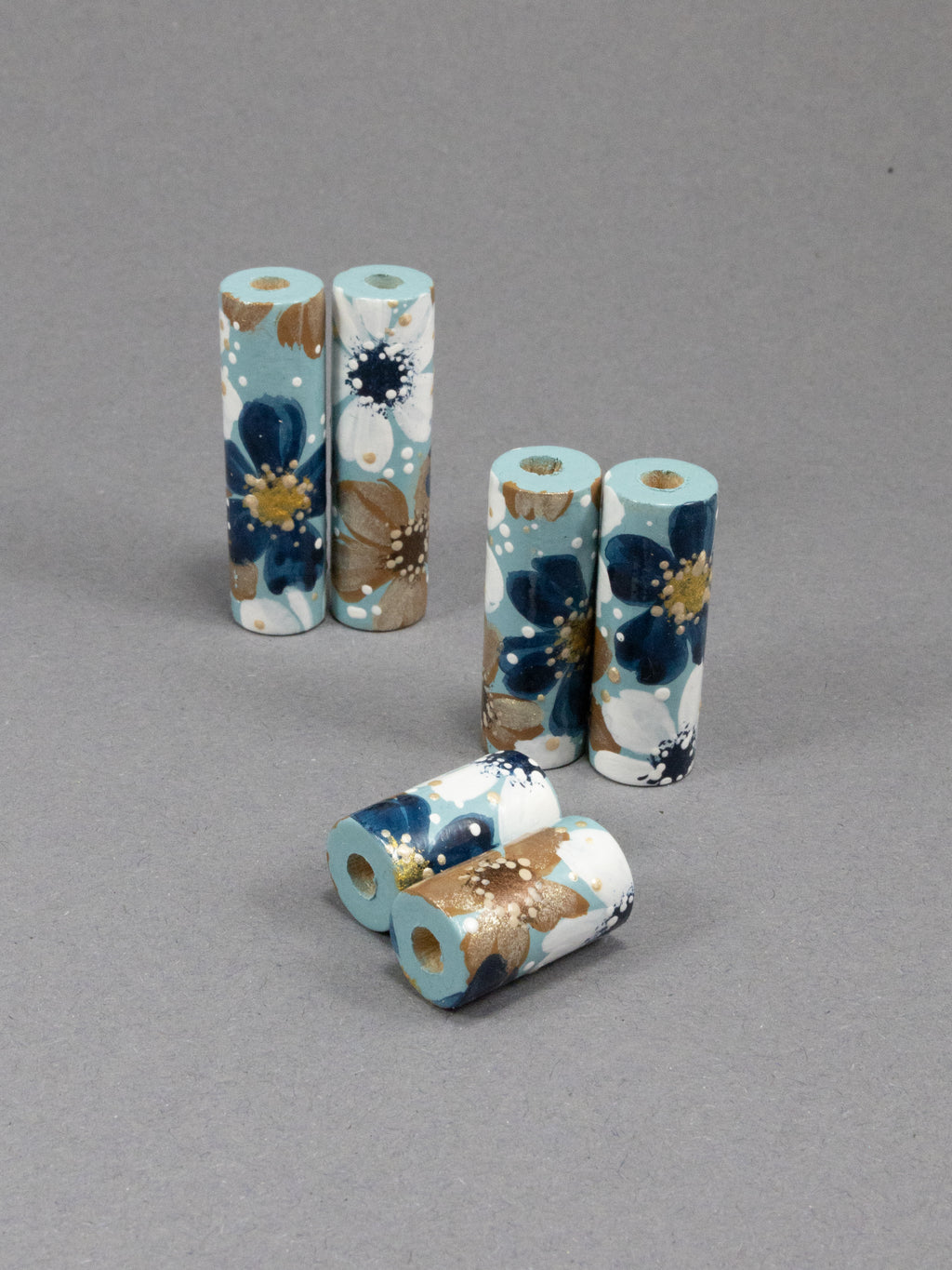 Loran Wooden Bead in Cylinder Shape