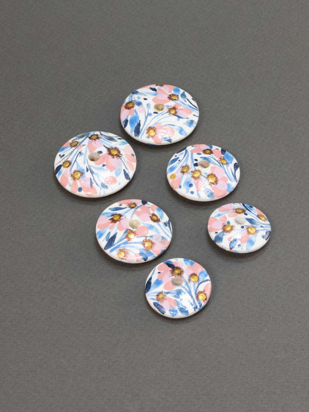 Maia Flat Wooden Bead