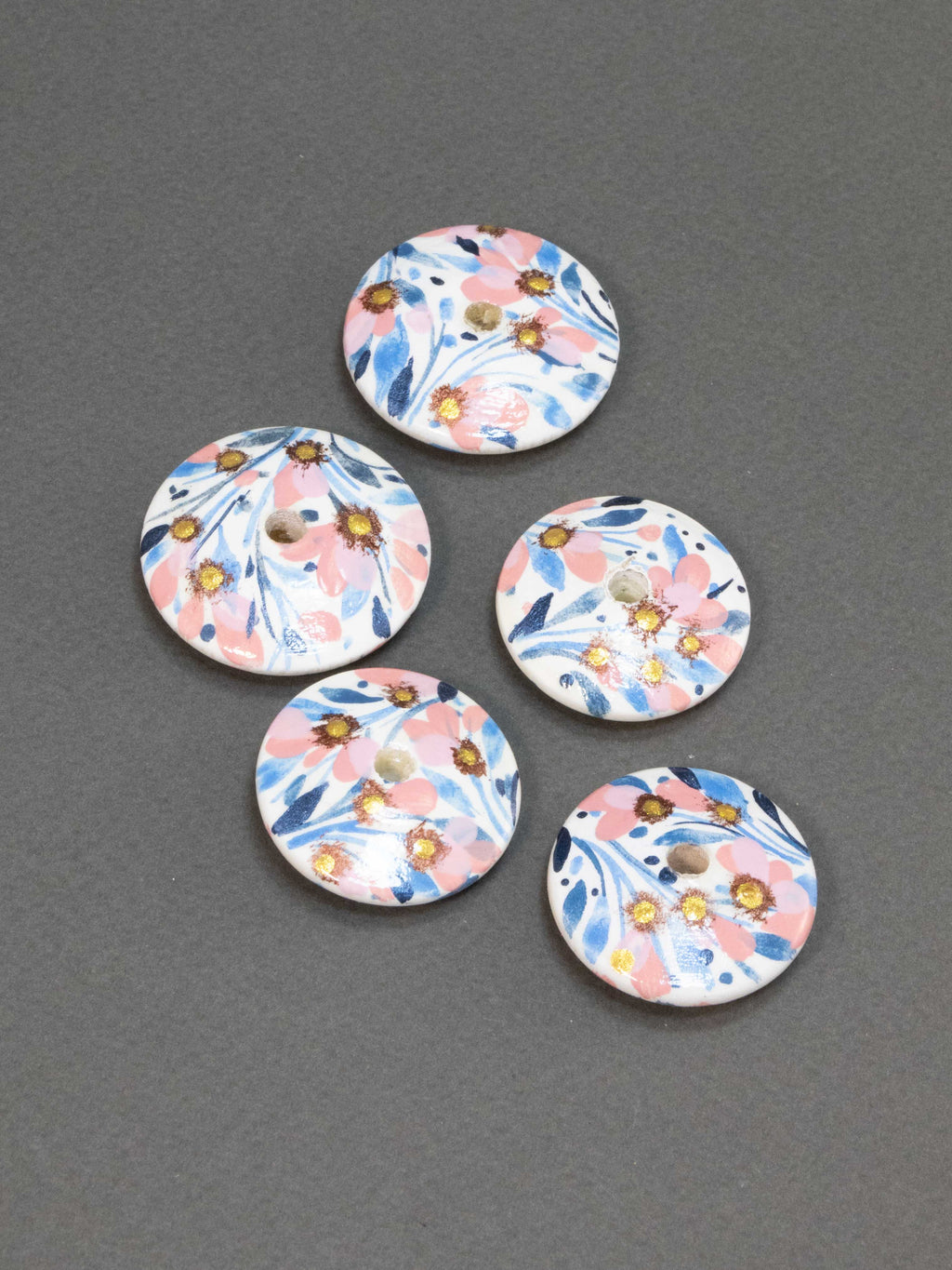 Maia Flat Wooden Bead