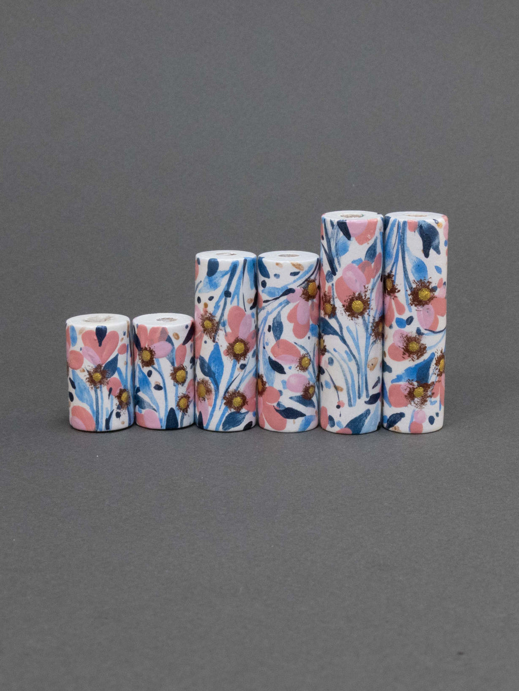 Maia Wooden Bead in Cylinder Shape