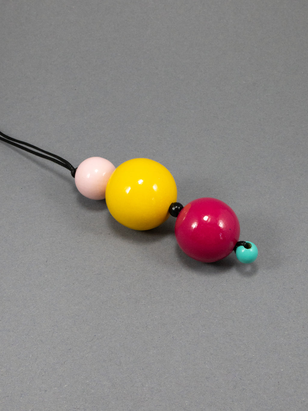 Shades of Summer Wooden Bead Pendant