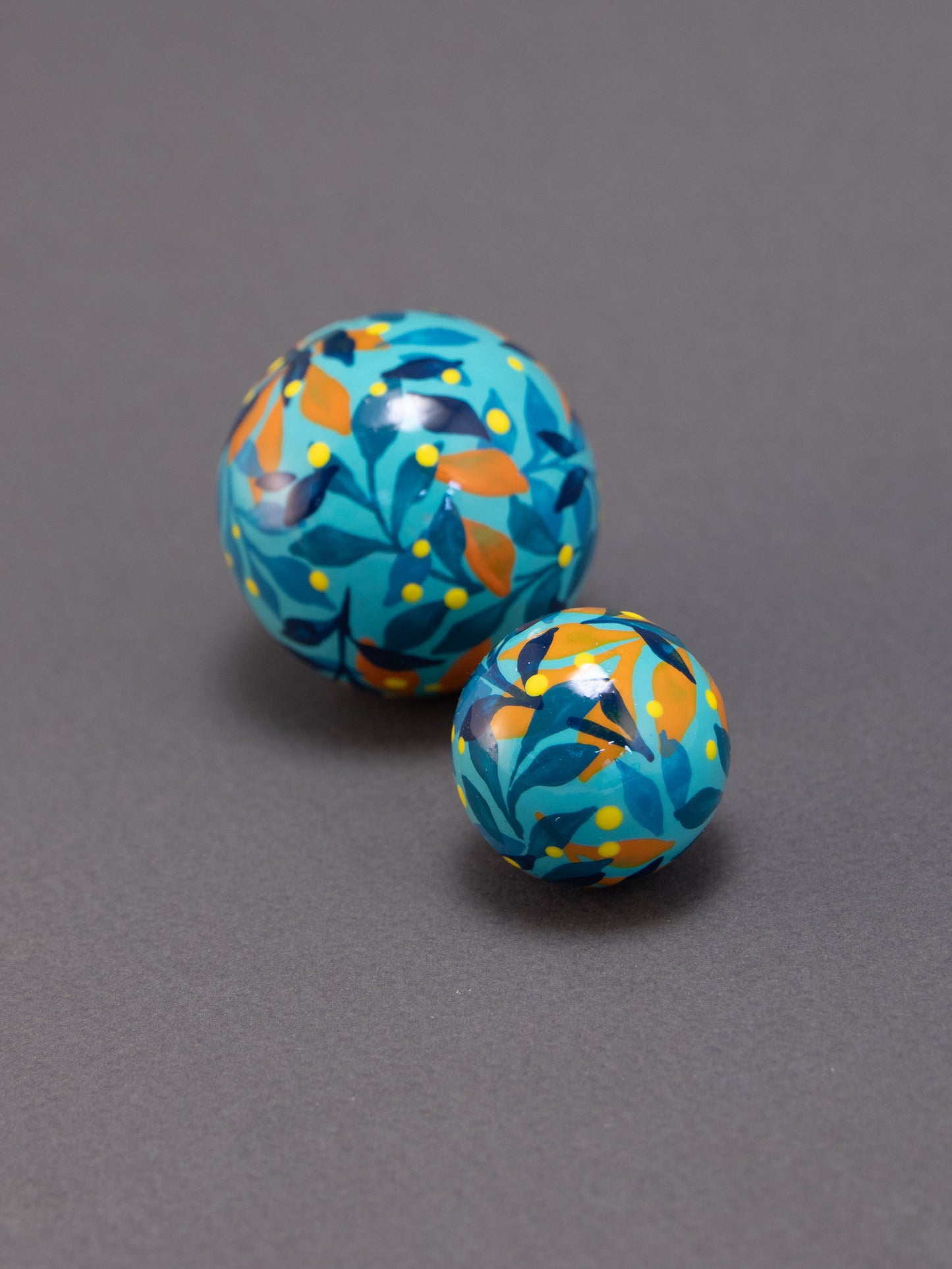 Turquoise Jungle Wooden Bead