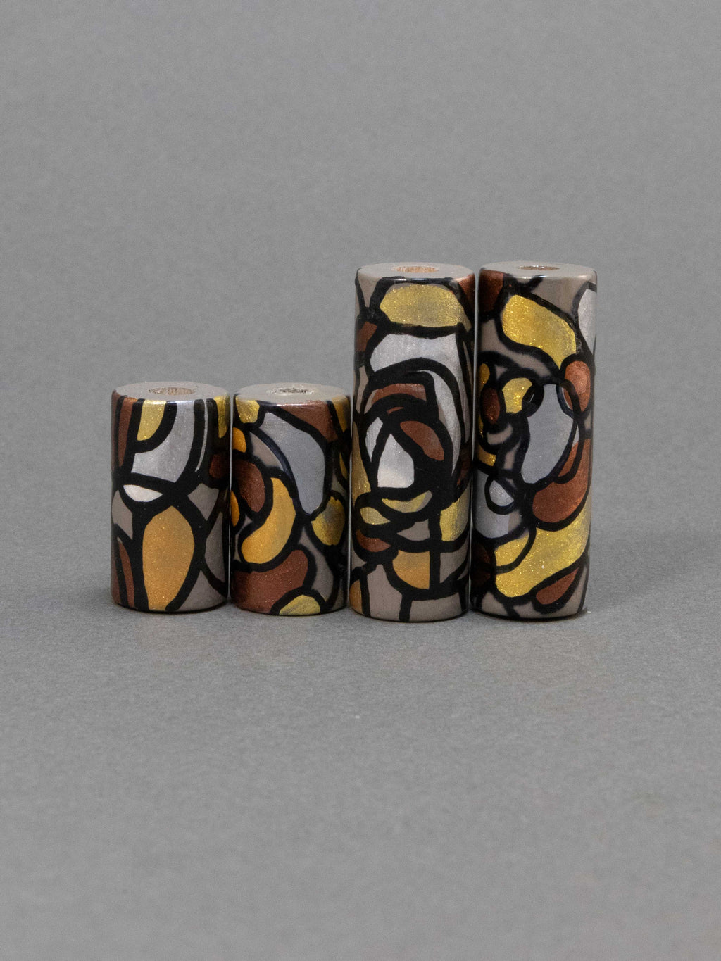 Perlina di legno di Vienna a forma di cilindro