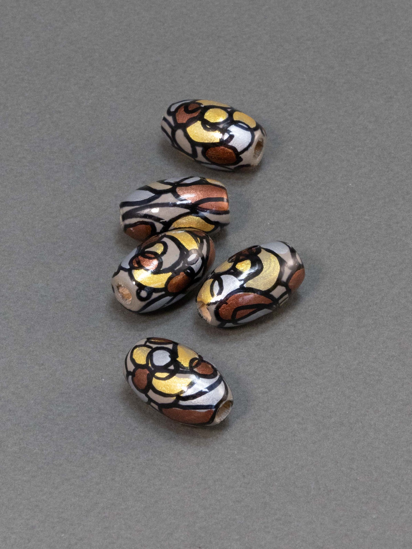 Vienna Wooden Beads in Bean Shape