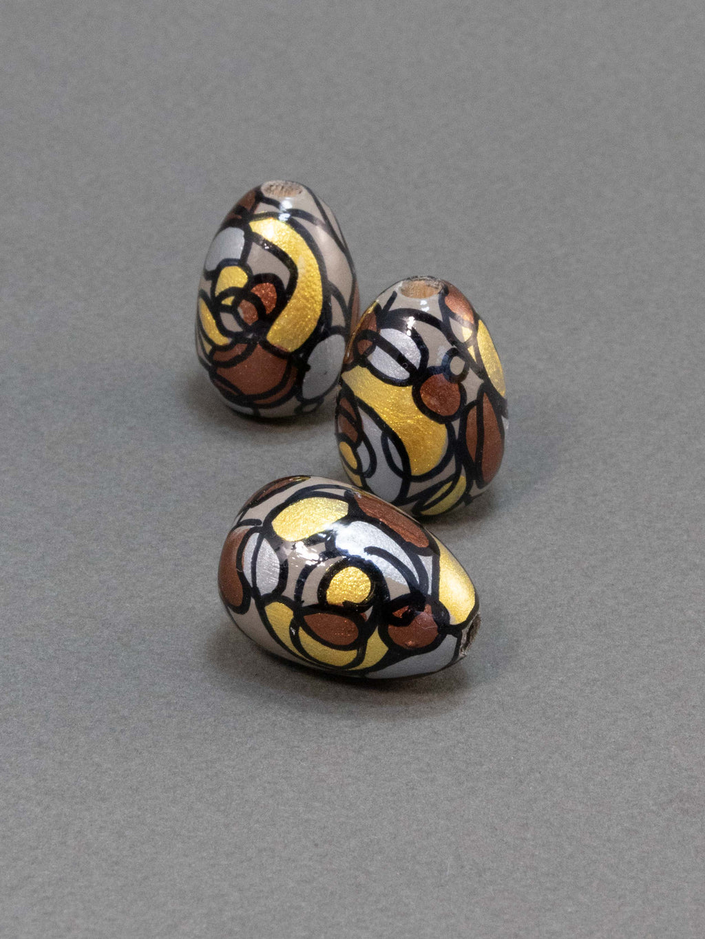 Vienna in forma di goccia perlina di legno