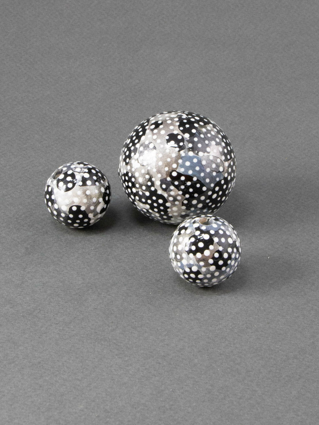 Abstract Black Wooden Bead