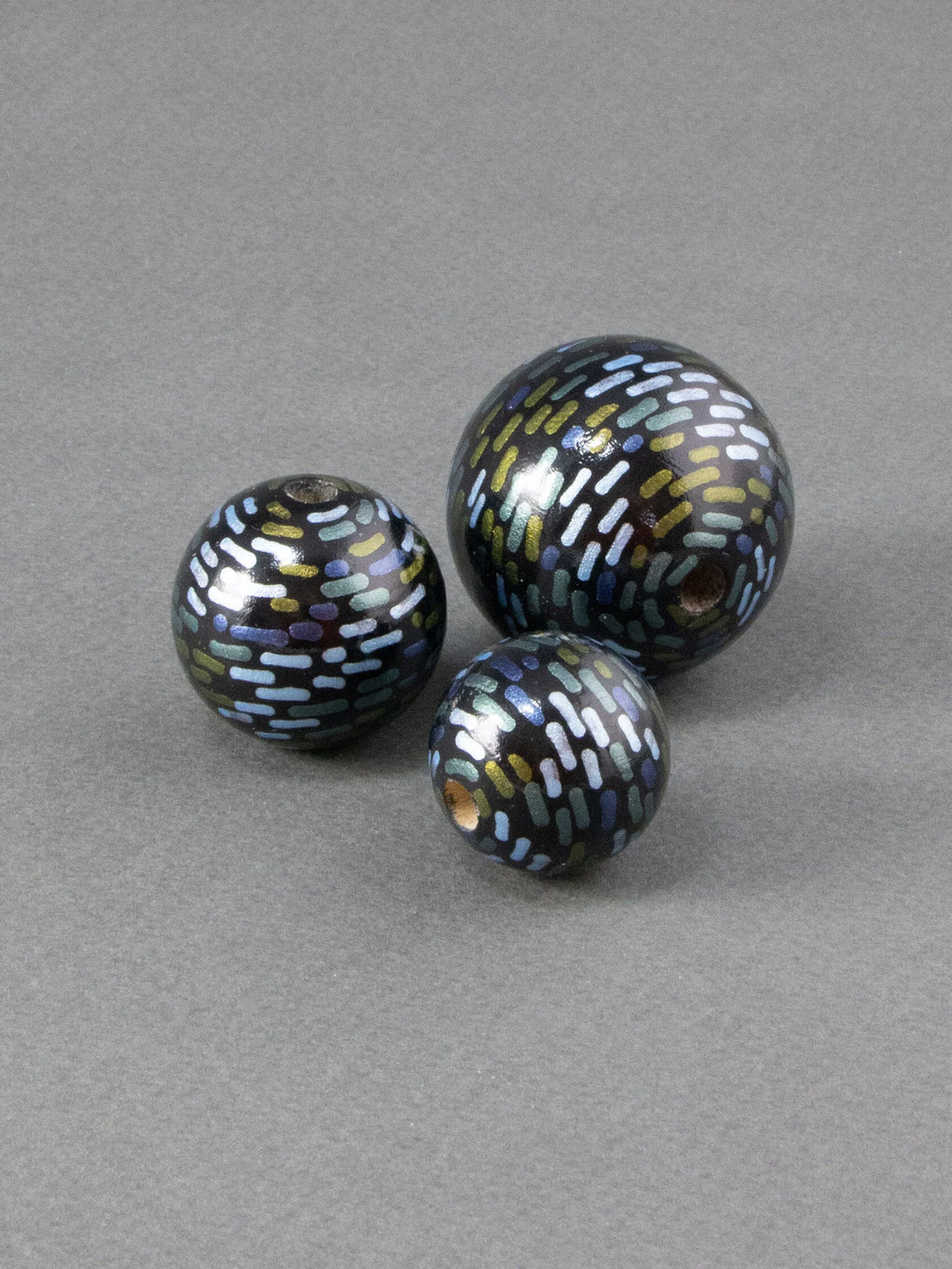 Amalfi Night Wooden Bead