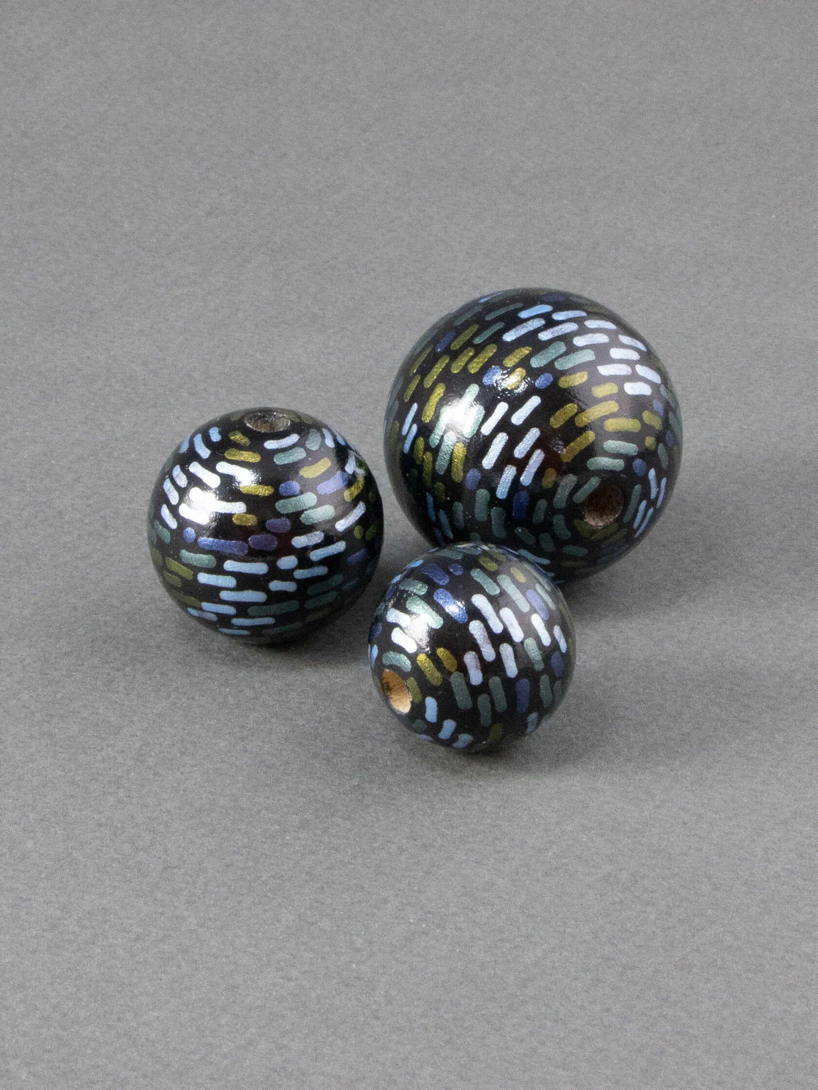 Amalfi Night Wooden Bead