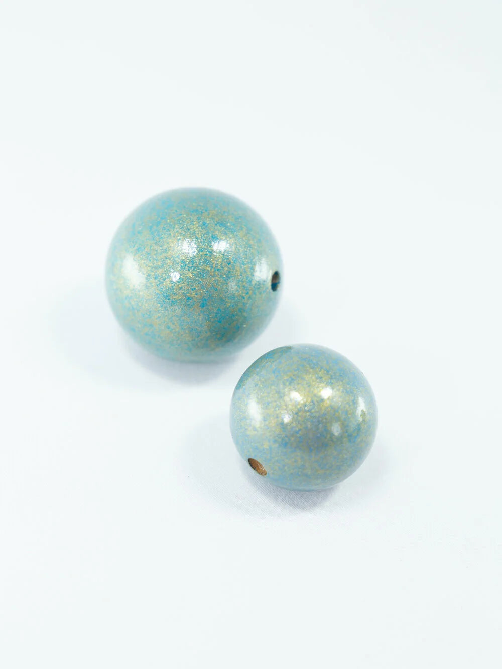 Antique Turquoise Wooden Bead