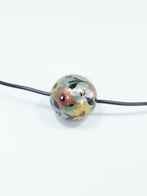 Autumn Garden Wooden Bead