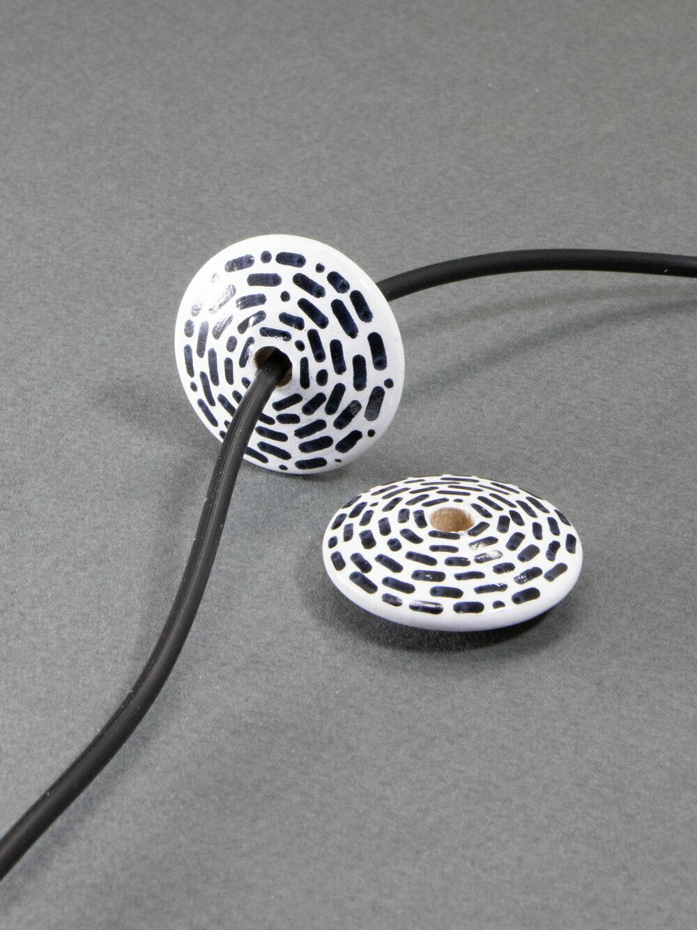 Medium Flat Wooden Beads Set 1