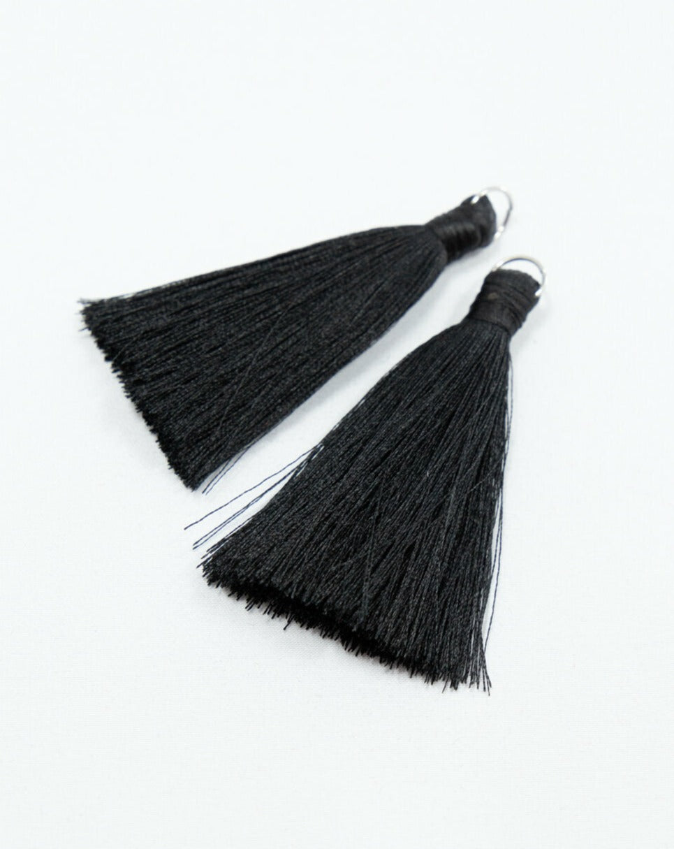 Black Silk Tassel