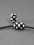 Black Wooden Set in Bean Shape 1