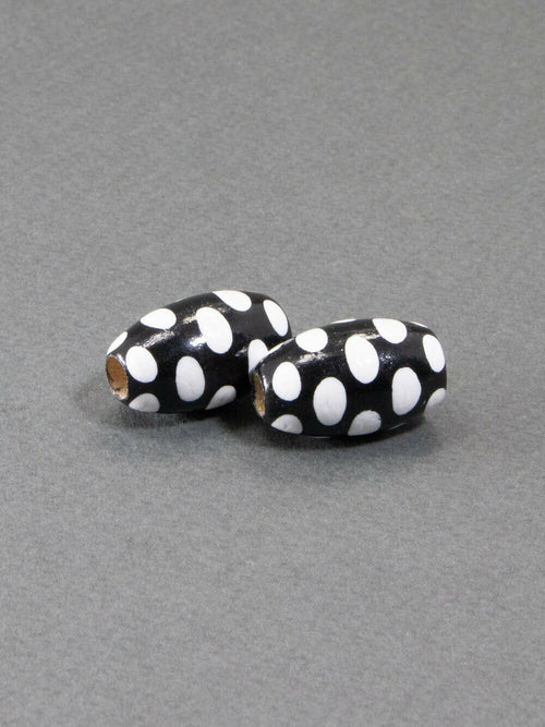 Black Wooden Set in Bean Shape 1