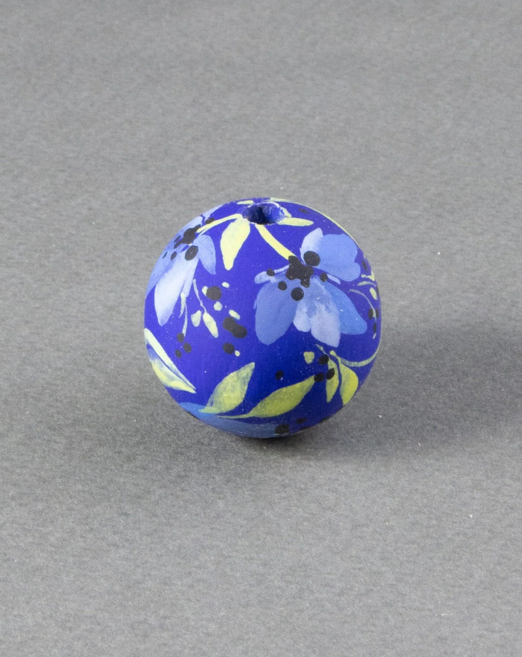 Brunnera Flowers Wooden Bead