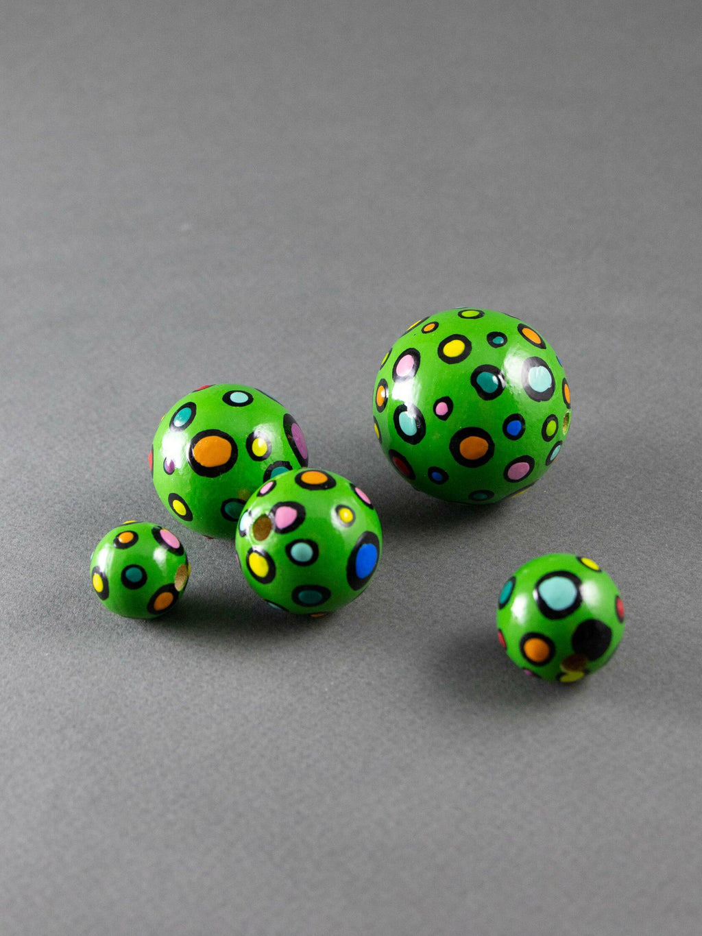 Bubble Gum Wooden Bead