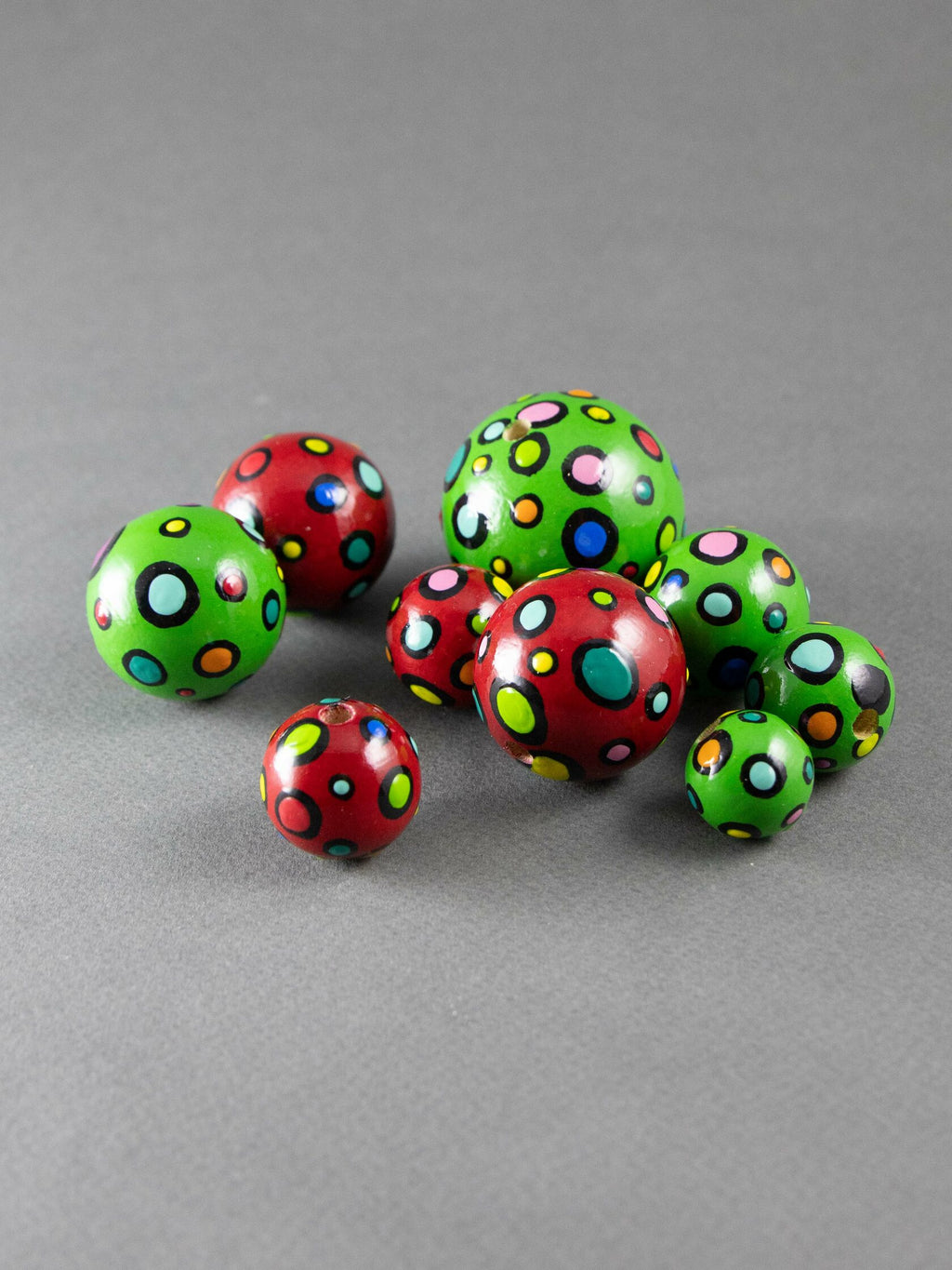Bubble Gum Wooden Bead