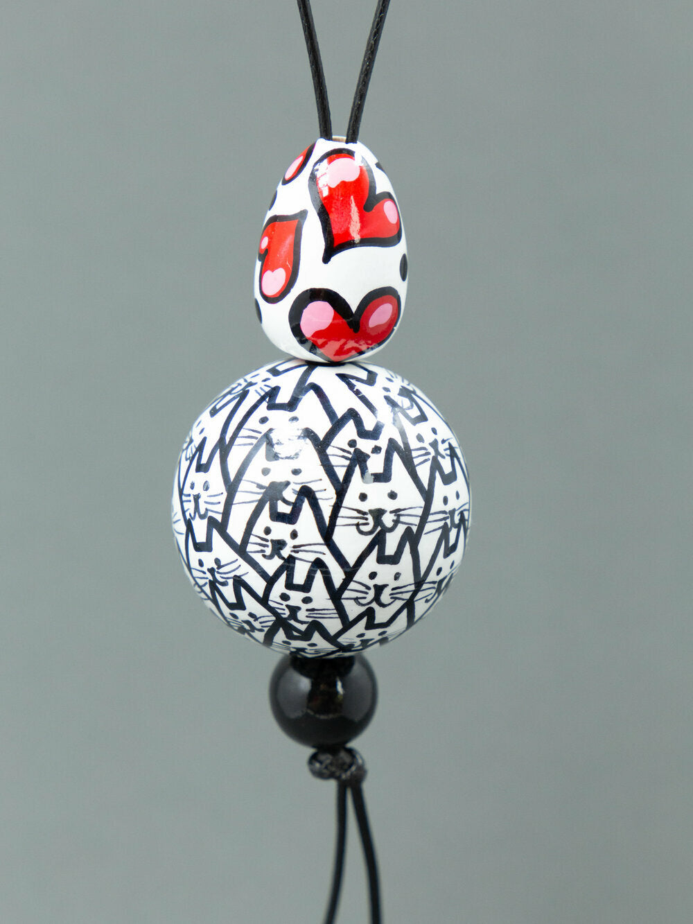 Cats Beaded Pendant 2