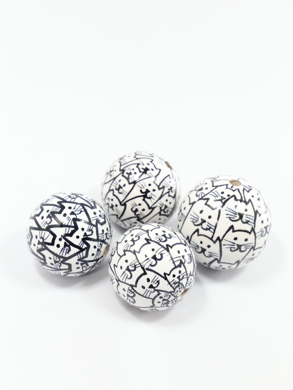 Cats Wooden Bead