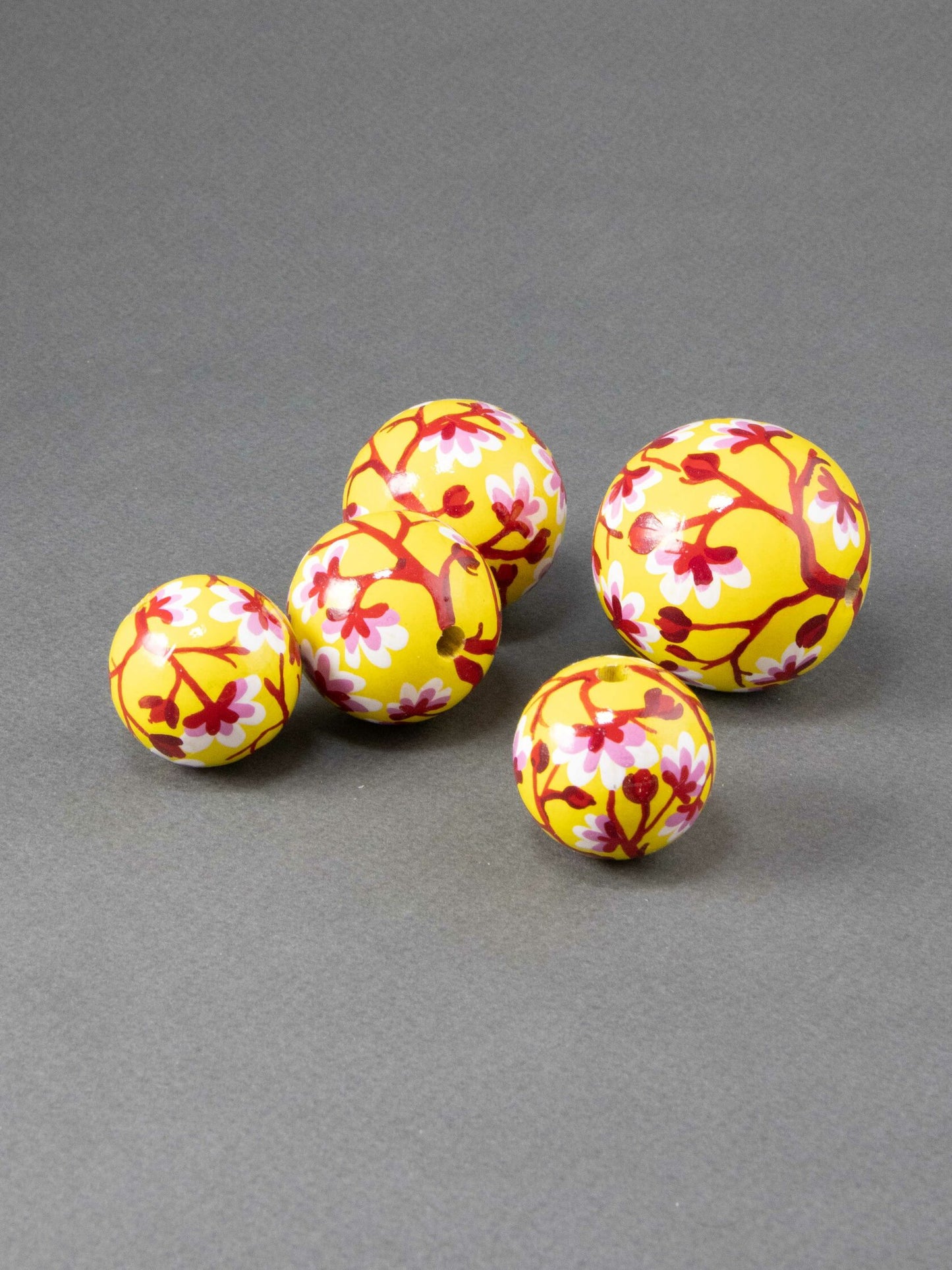 Chinese Sunset Wooden Bead