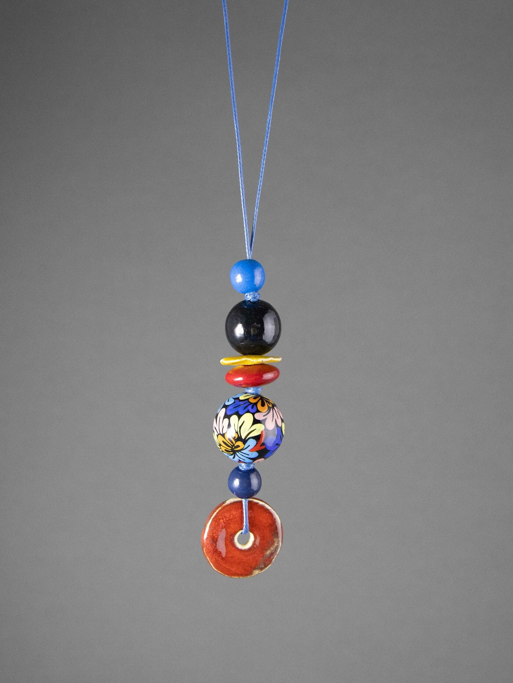 Circus Beaded Pendant