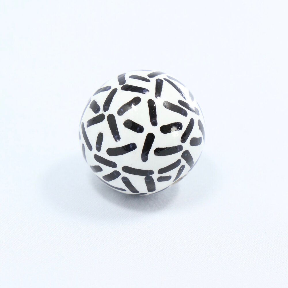 Crazy Geometry Wooden Bead