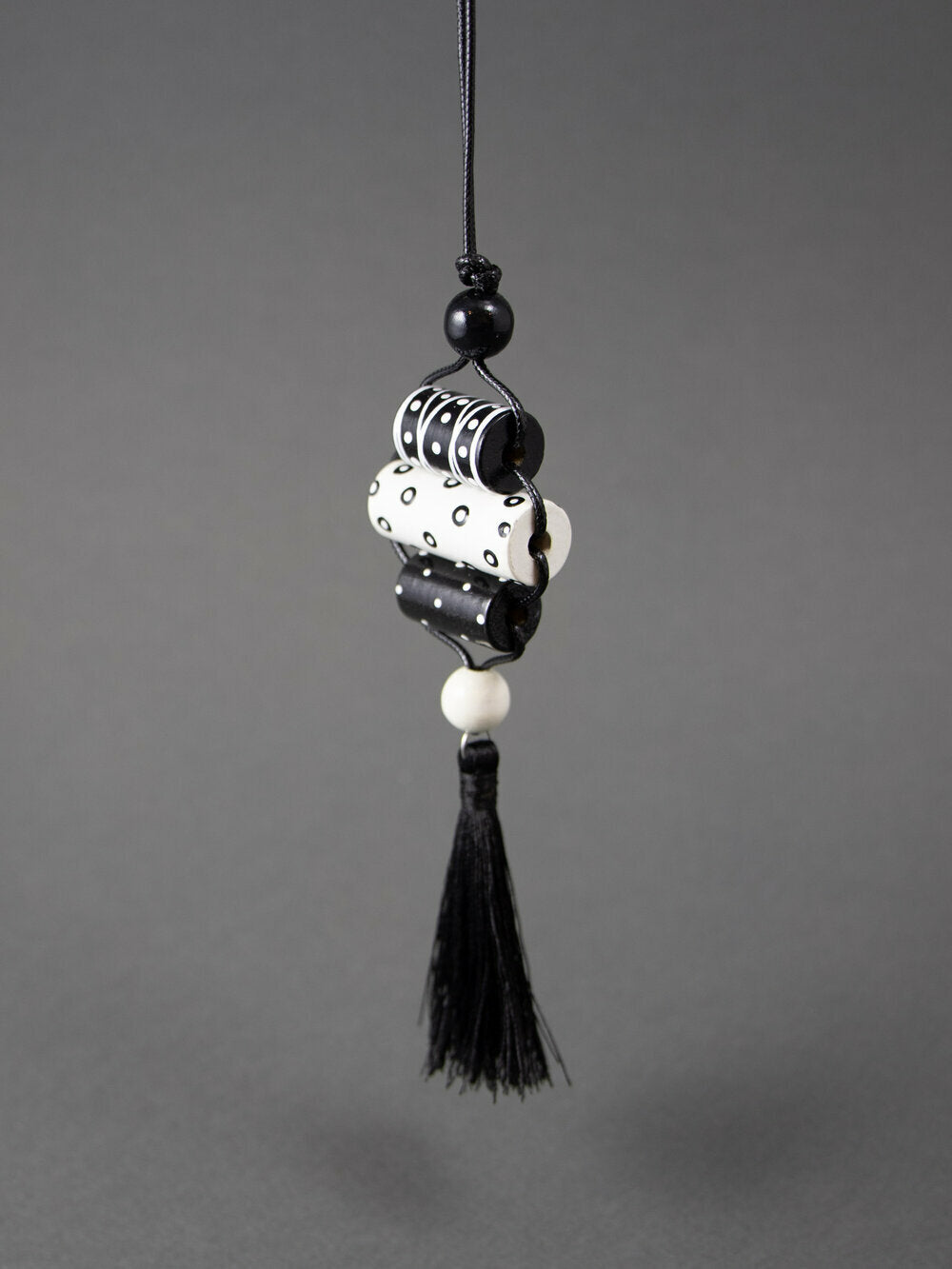 Cylindrical Beaded Pendant