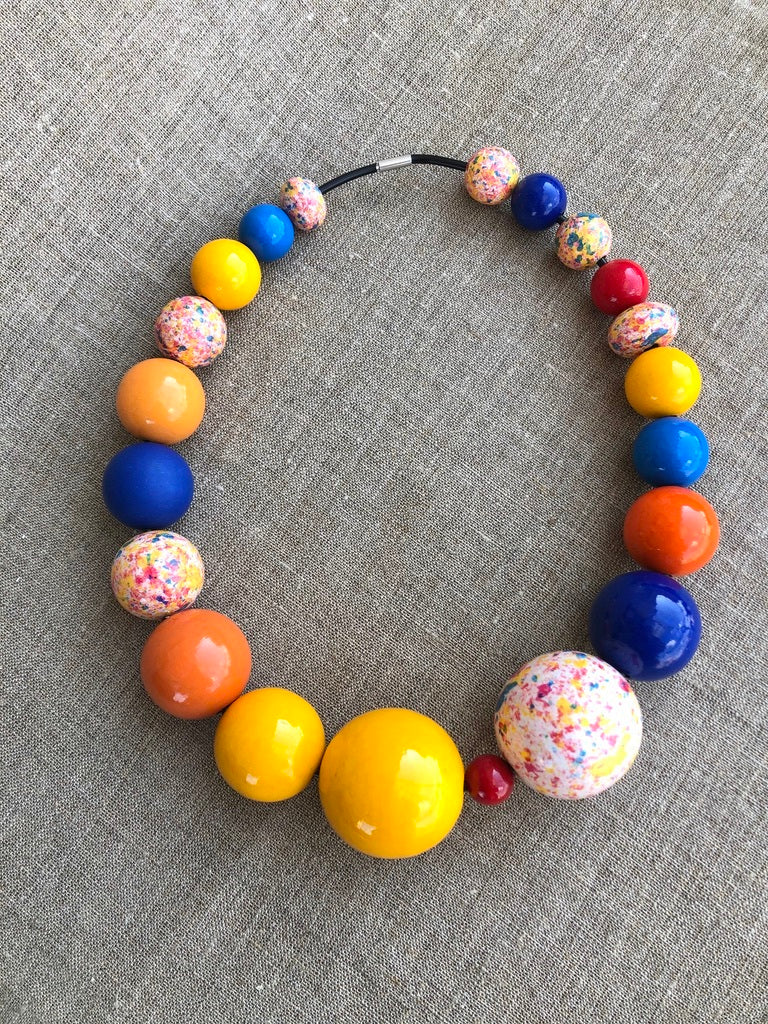Big Sunny Wooden Beads Set