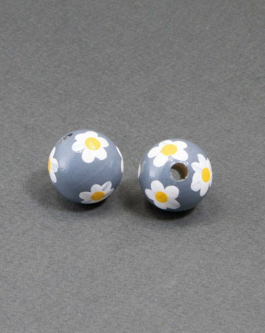 Daisies Wooden Beads Set