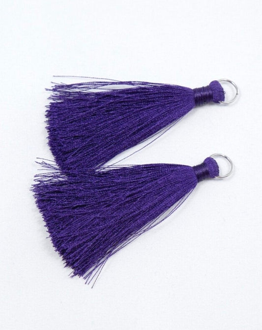 Dark Violet Silk Tassel