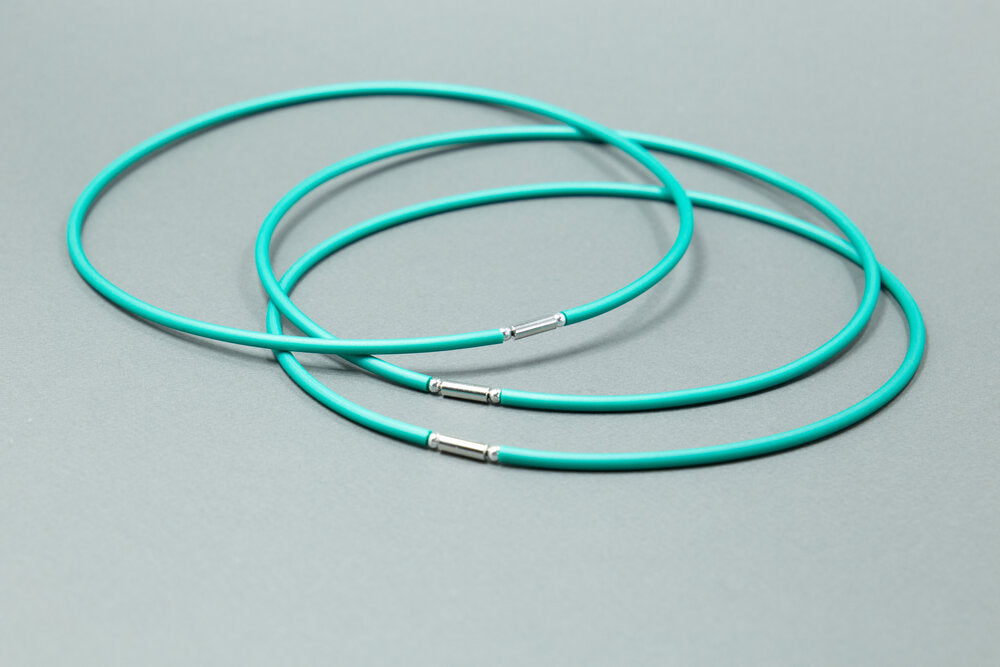 Emerald Caoutchouc Collar