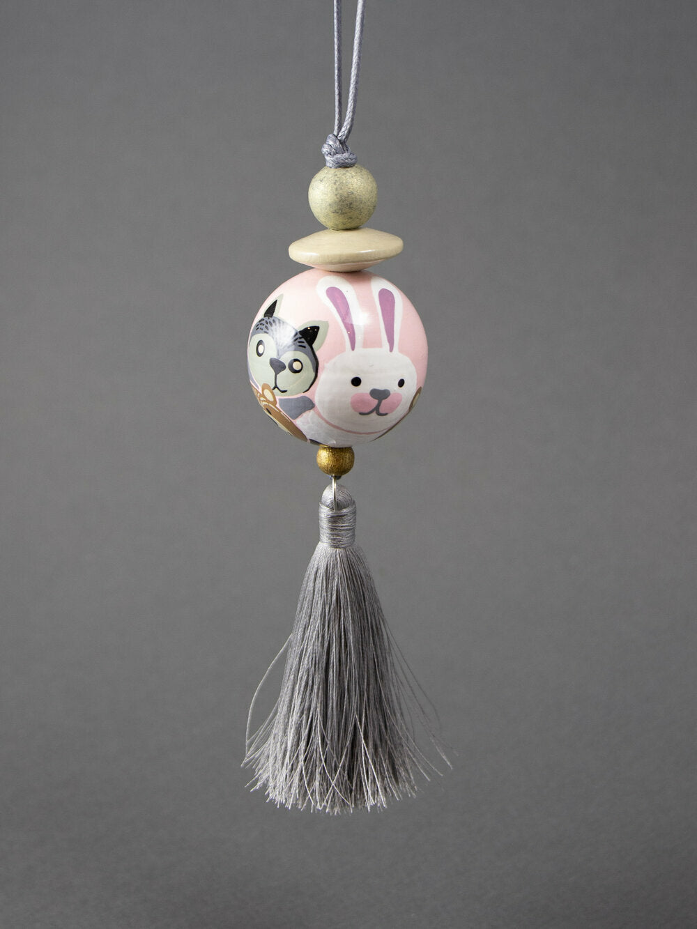 Funny Animals Beaded Pendant