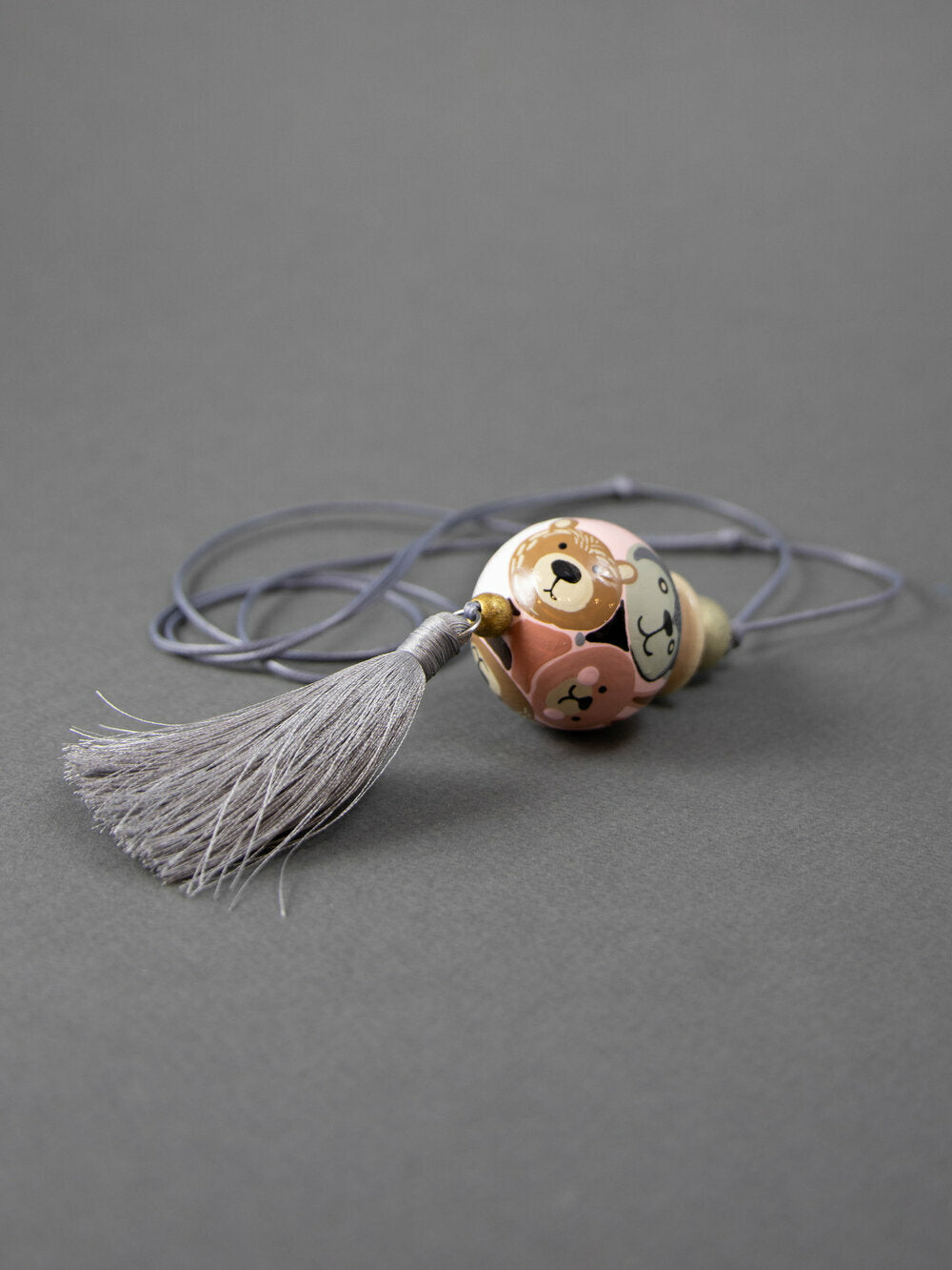 Funny Animals Beaded Pendant