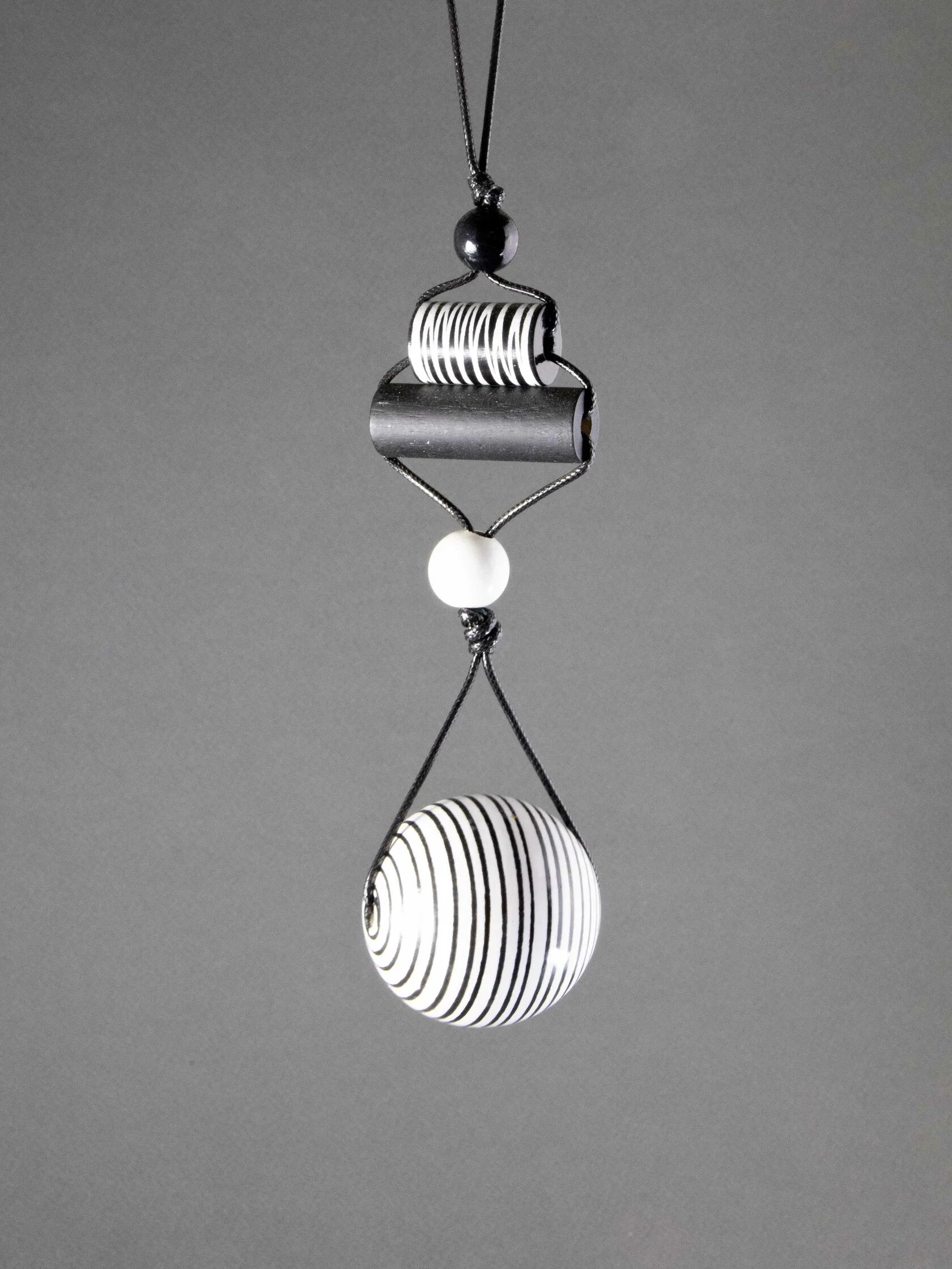 Geometrical Beaded Pendant