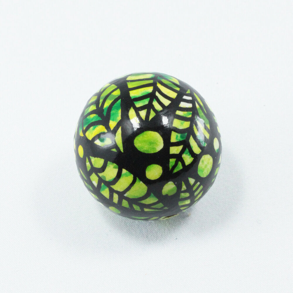 Green Leaf Wooden Bead