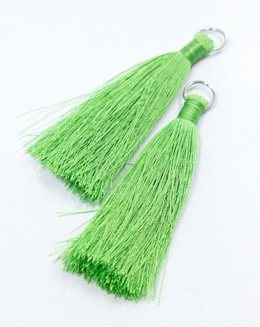 Green Silk Tassel