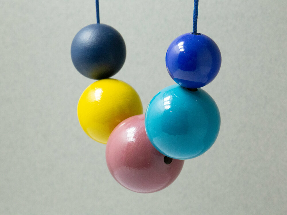 Happy Colours Wooden Bead Necklace