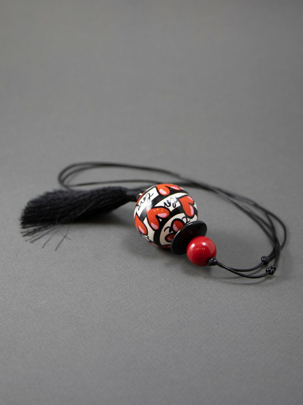 Hearts Symphony Beaded Pendant