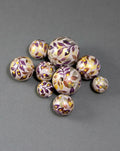 Lavender Jungle Wooden Bead