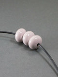 Lavender Wooden Bead in Pumpkin Shape