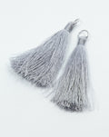 Light Grey Silk Tassel