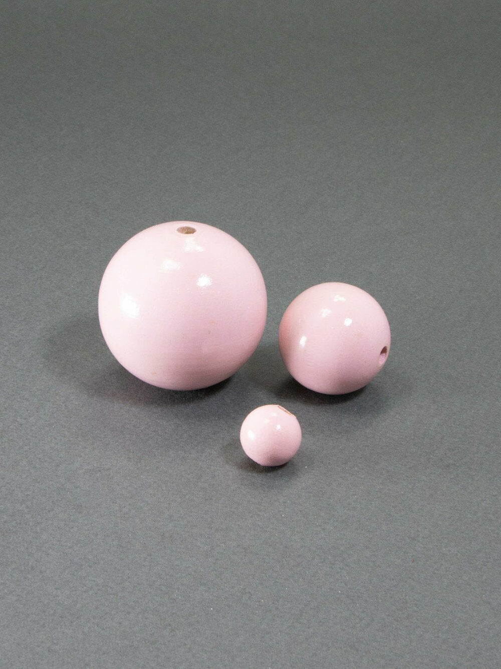 Light Pink Wooden Bead