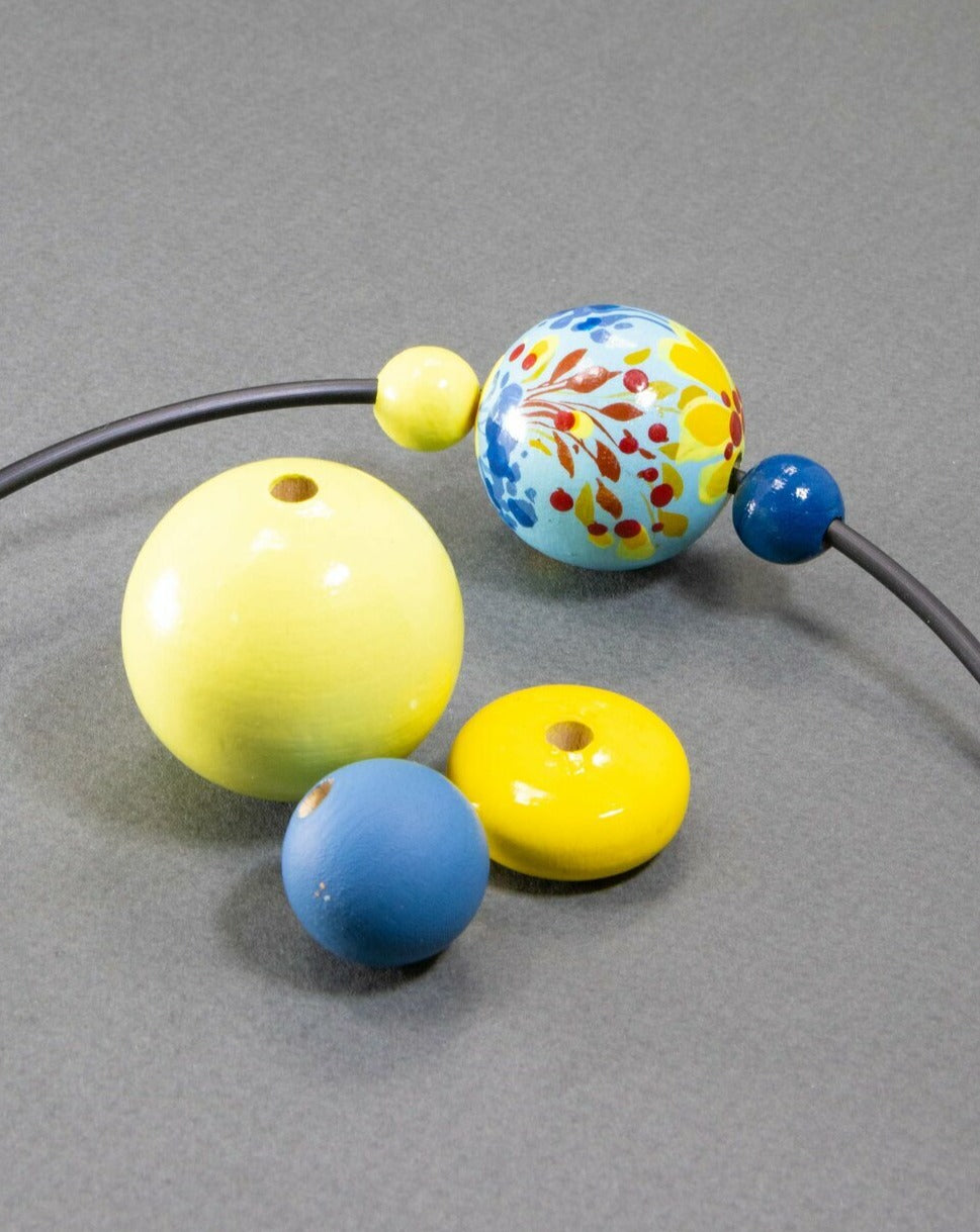 Linda Wooden Beads Set