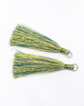 Melange Green Silk Tassel