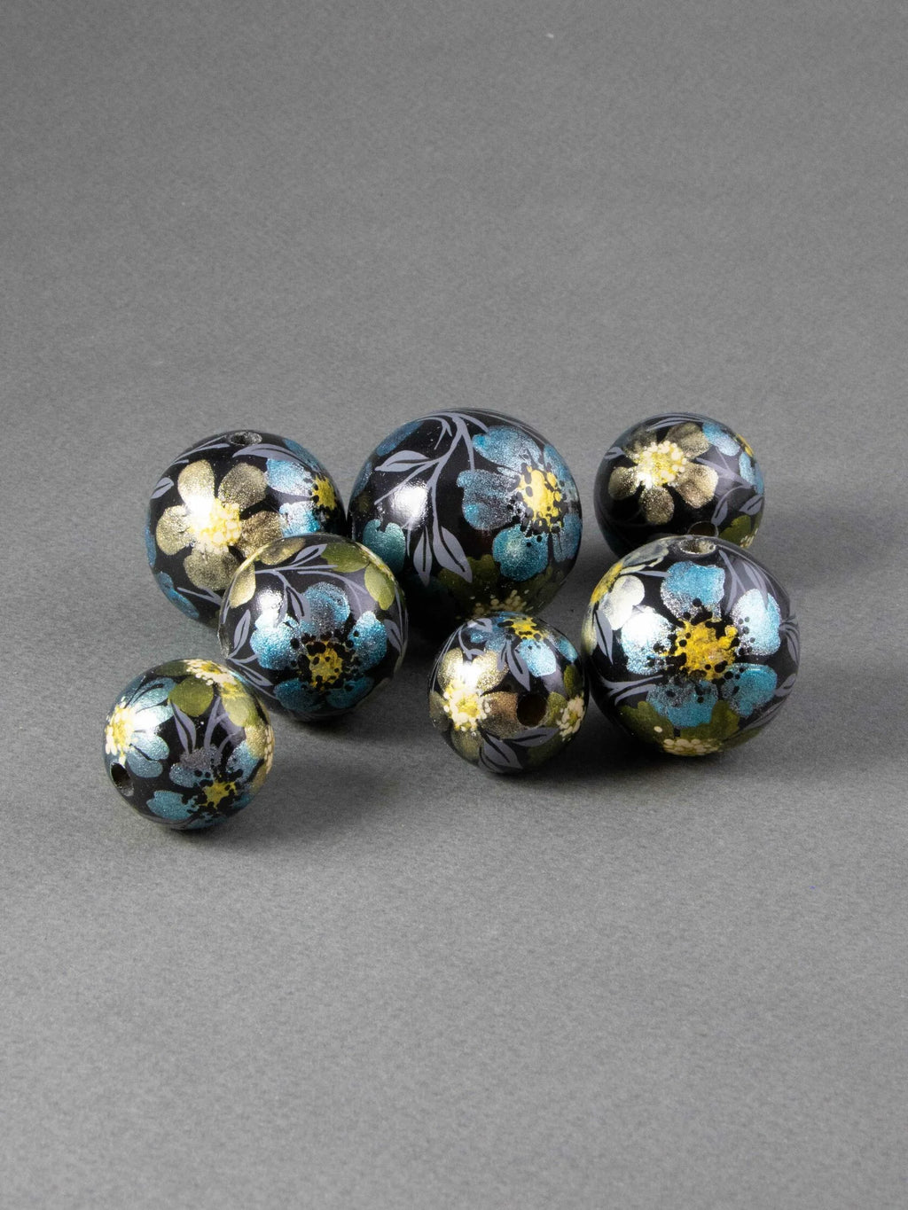 Midnight Garden Wooden Bead 2