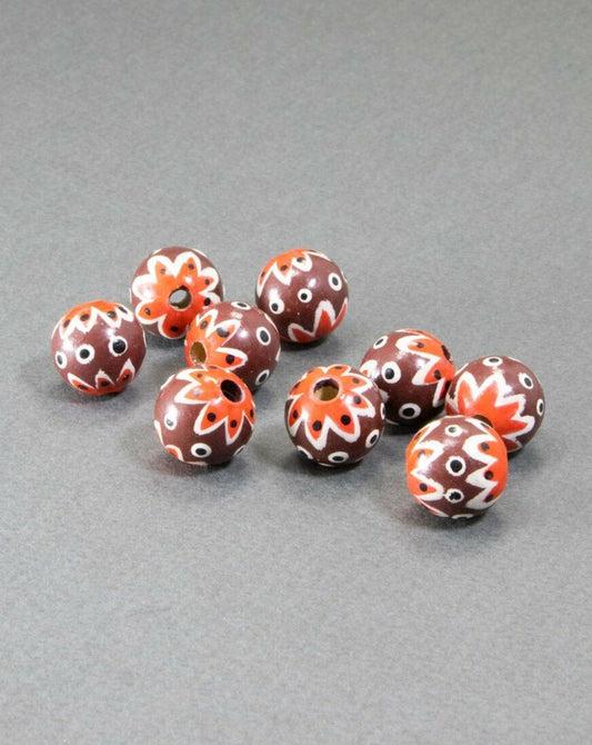 Mini Brown Ethnical Wooden Beads