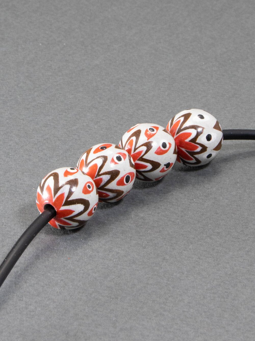 Mini Ethnical Wooden Beads Set