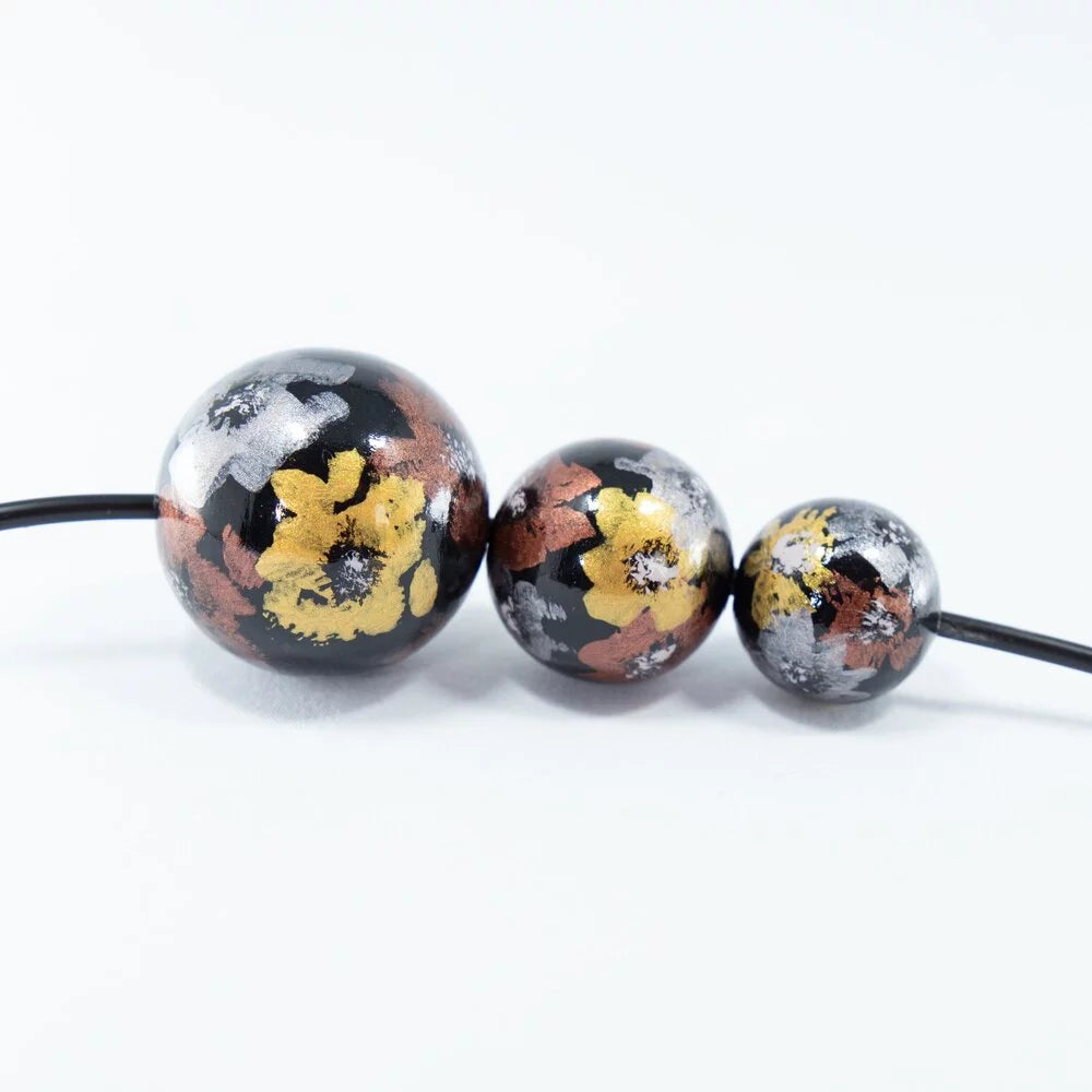 Mysterious Garden Wooden Bead