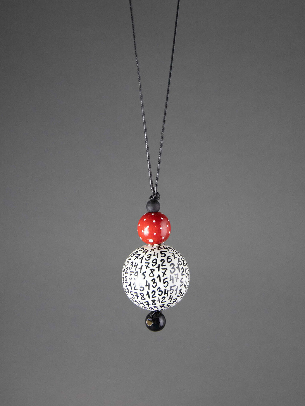 Numeric Beaded Pendant