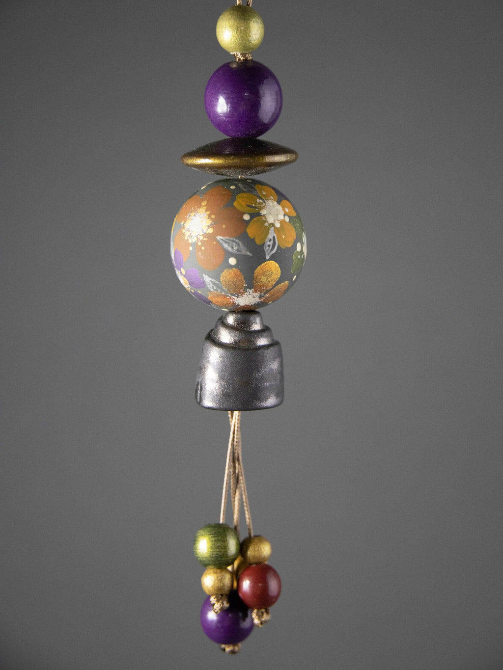 October Garden Beaded Pendant